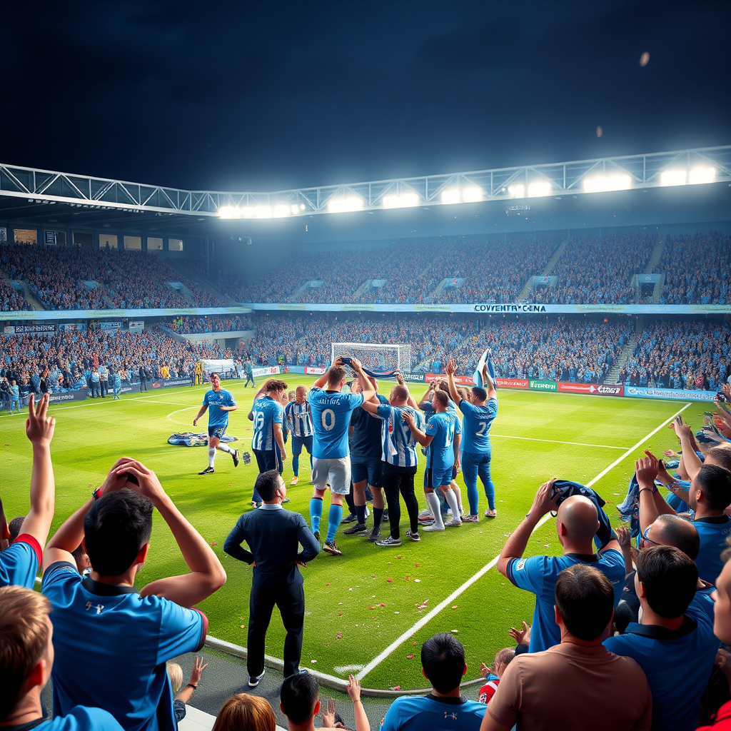Frank Lampard on Coventry City's historic night as Sky Blues crowned Champions
